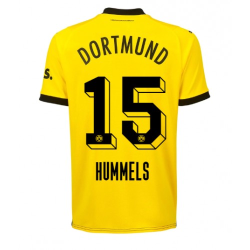 Moški Nogometni dresi Borussia Dortmund Mats Hummels #15 Domači 2023-24 Kratek Rokav